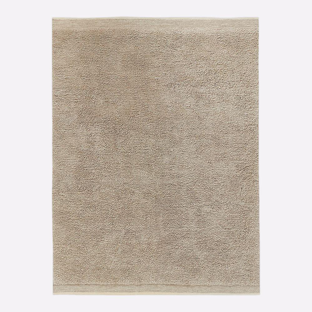 Hand-Loomed Solid Shag Rug