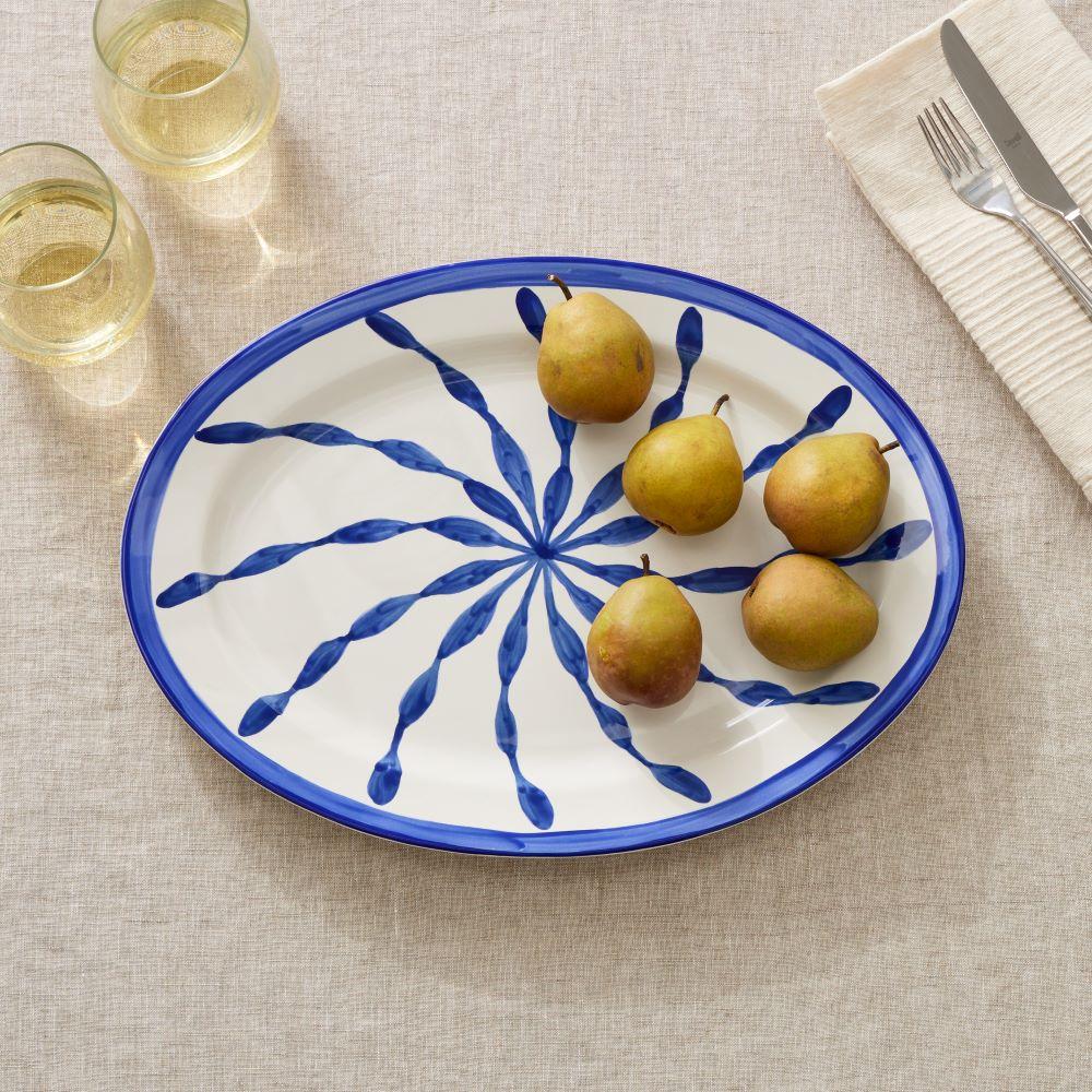 Cabana Handpainted Serveware Platter
