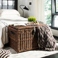 Happimess Michael 35 Wicker Storage Trunk Brown