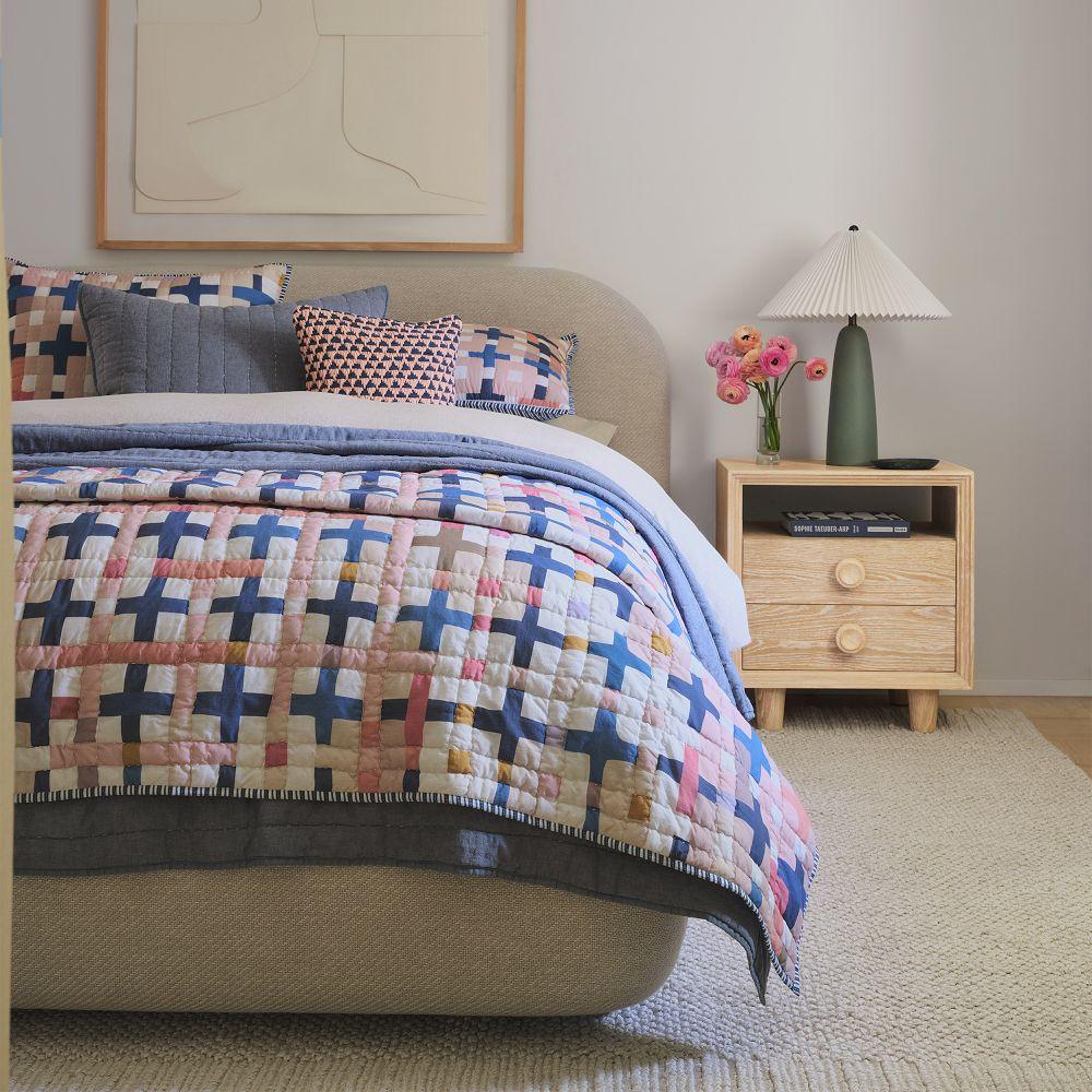 Harlowe Stitched Bedspread & Pillowcases