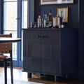 Hazel Pencil Reed Bar Cabinet (86 cm)