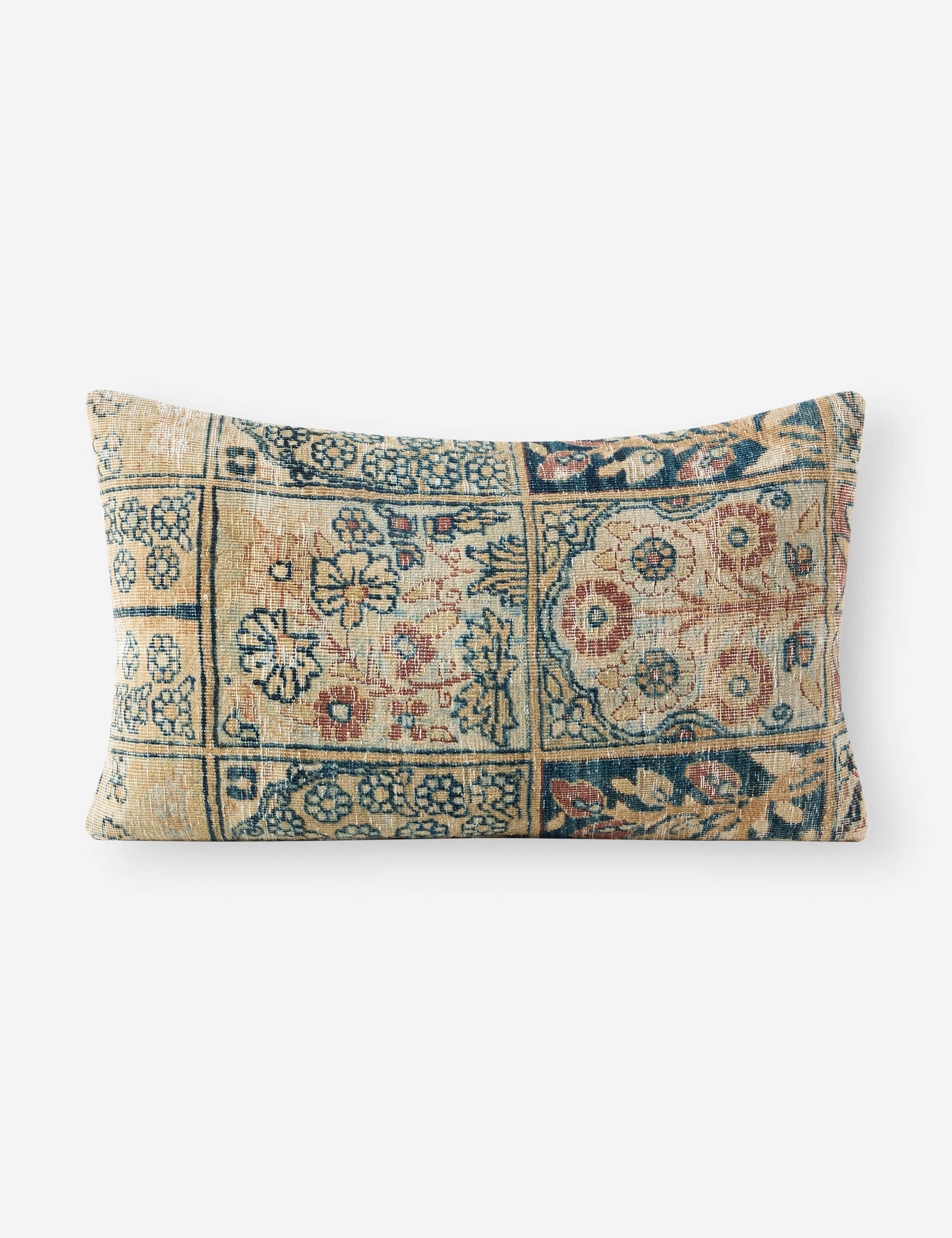 Vintage Lumbar Pillow No. 318, 16in x 26in