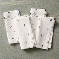 Festive Skier Cotton Napkin Sets