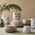 Holiday Skier Stoneware Dinnerware Collection