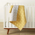 Honeycomb Toddler Comforter - Horseradish