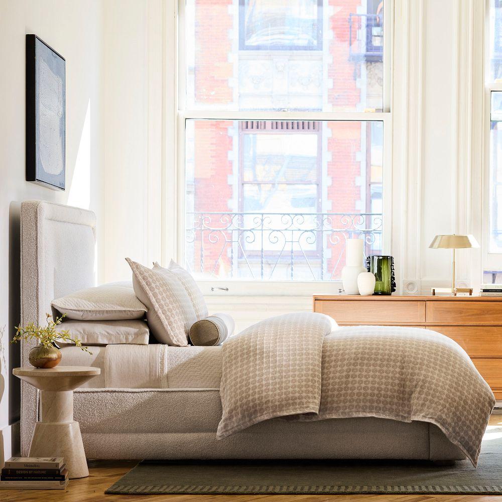 Honeycomb Woven Duvet Cover & Pillowcases