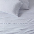 Heather Taylor Home Canyon Stripe Ruffle European Flax Linen Sheets & Pillowcases