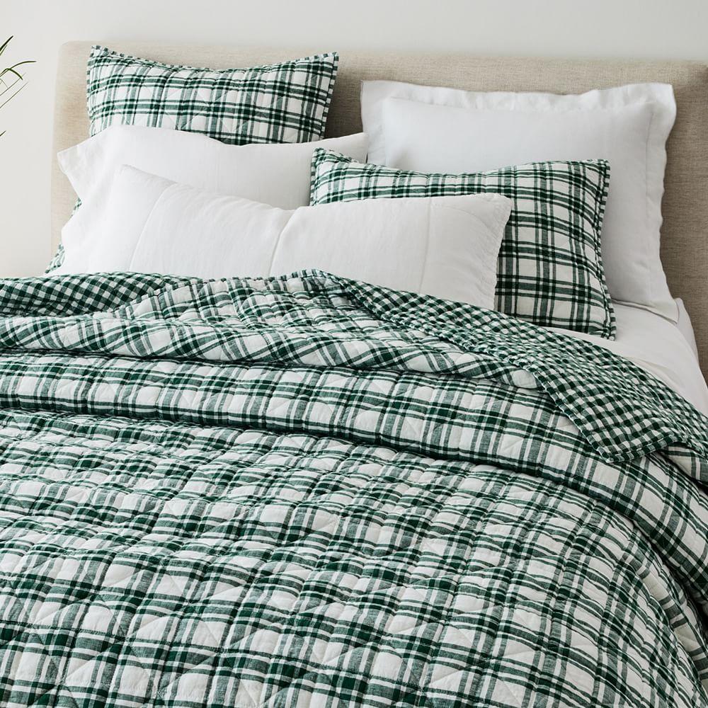 Heather Taylor Home Tartan Bedspread & Pillowcases