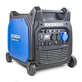 Hyundai 6600W / 6.6kW Petrol Inverter Generator, Remote Keyfob & Electric Start, Wheels & Closed Case Design, DC & USB | HY6500SEi