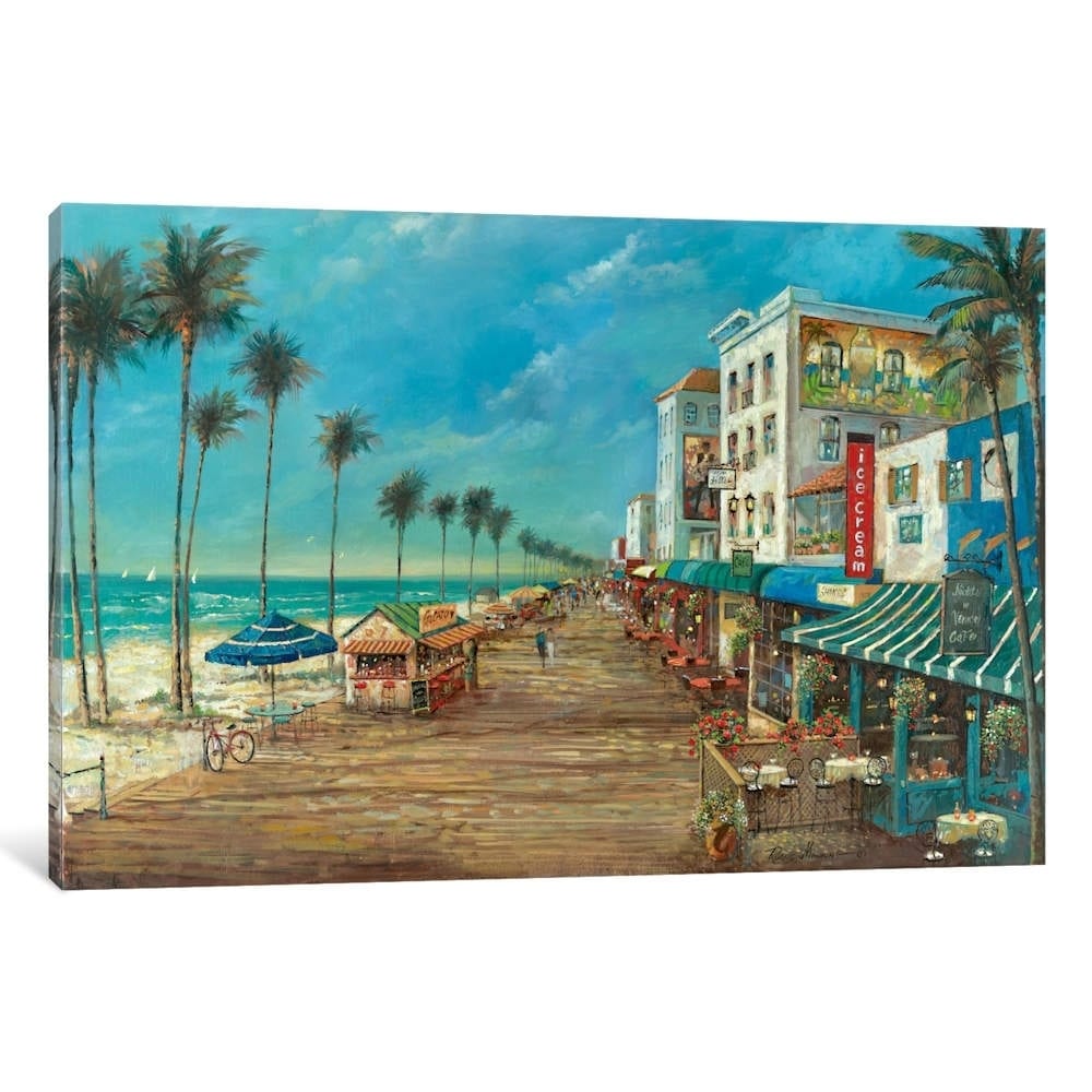 Icanvas A Day On The Boardwalk By Ruane Manning