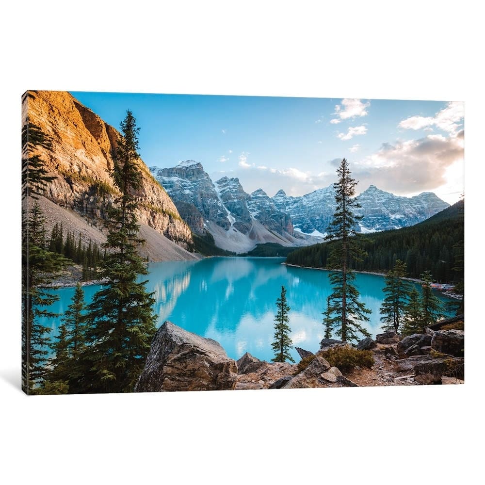 Icanvas Autumnal Moraine Lake By Matteo Colombo