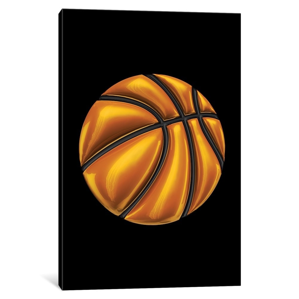 Icanvas Basketball By Octavian Mielu Canvas Print