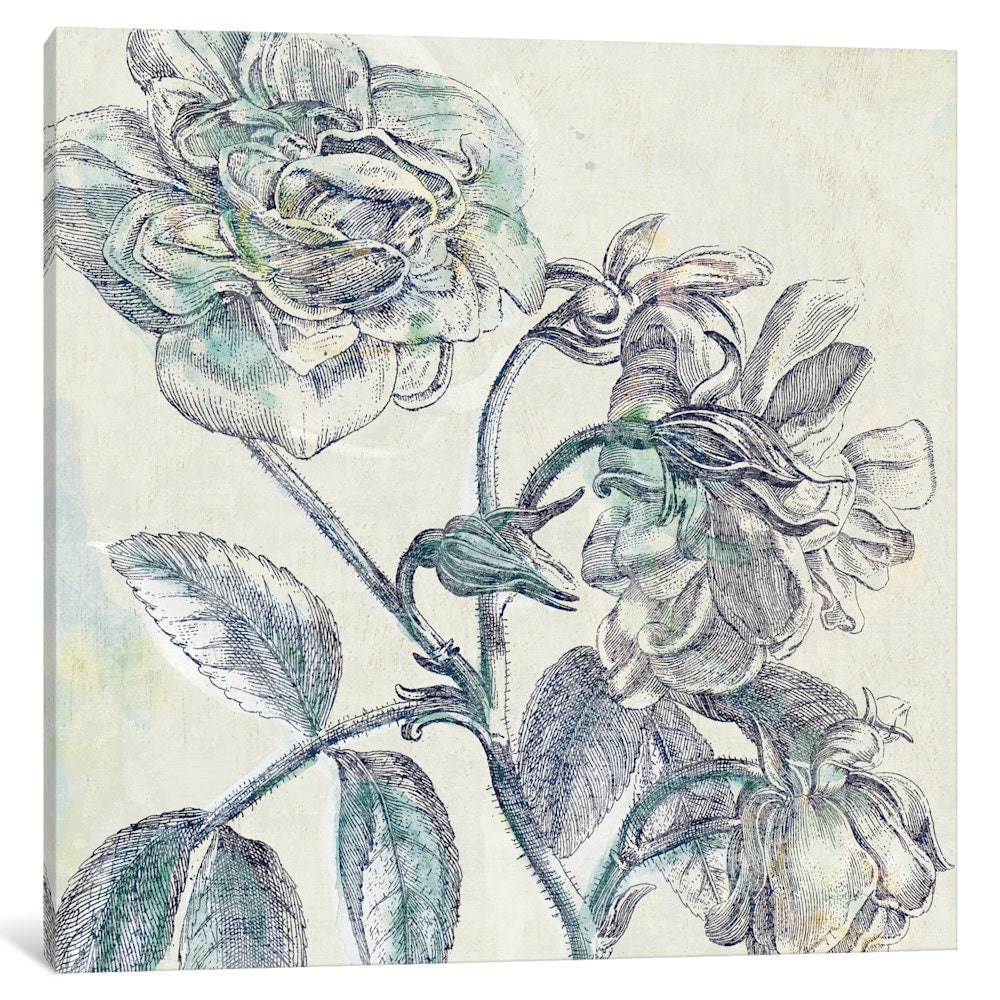 Icanvas Belle Fleur I By Sue Schlabach Canvas Print