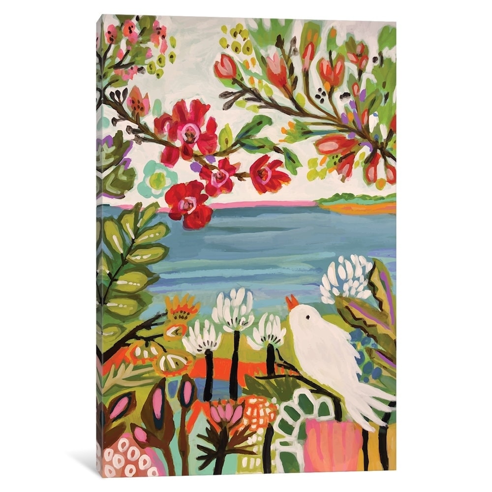 Icanvas Birds In The Garden Ii By Karen Fields