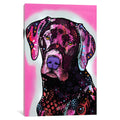 Icanvas Black Lab By Dean Russo Canvas Print