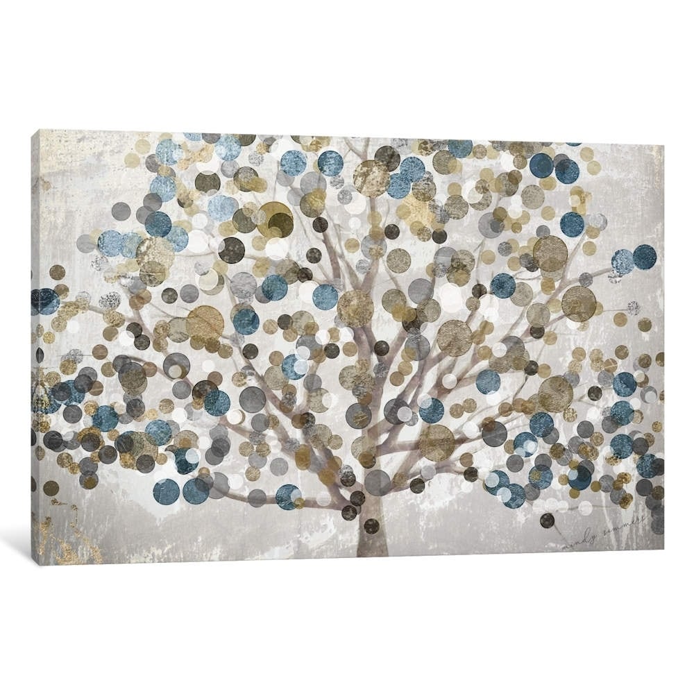 Icanvas Bubble Tree By Color Bakery Canvas Print