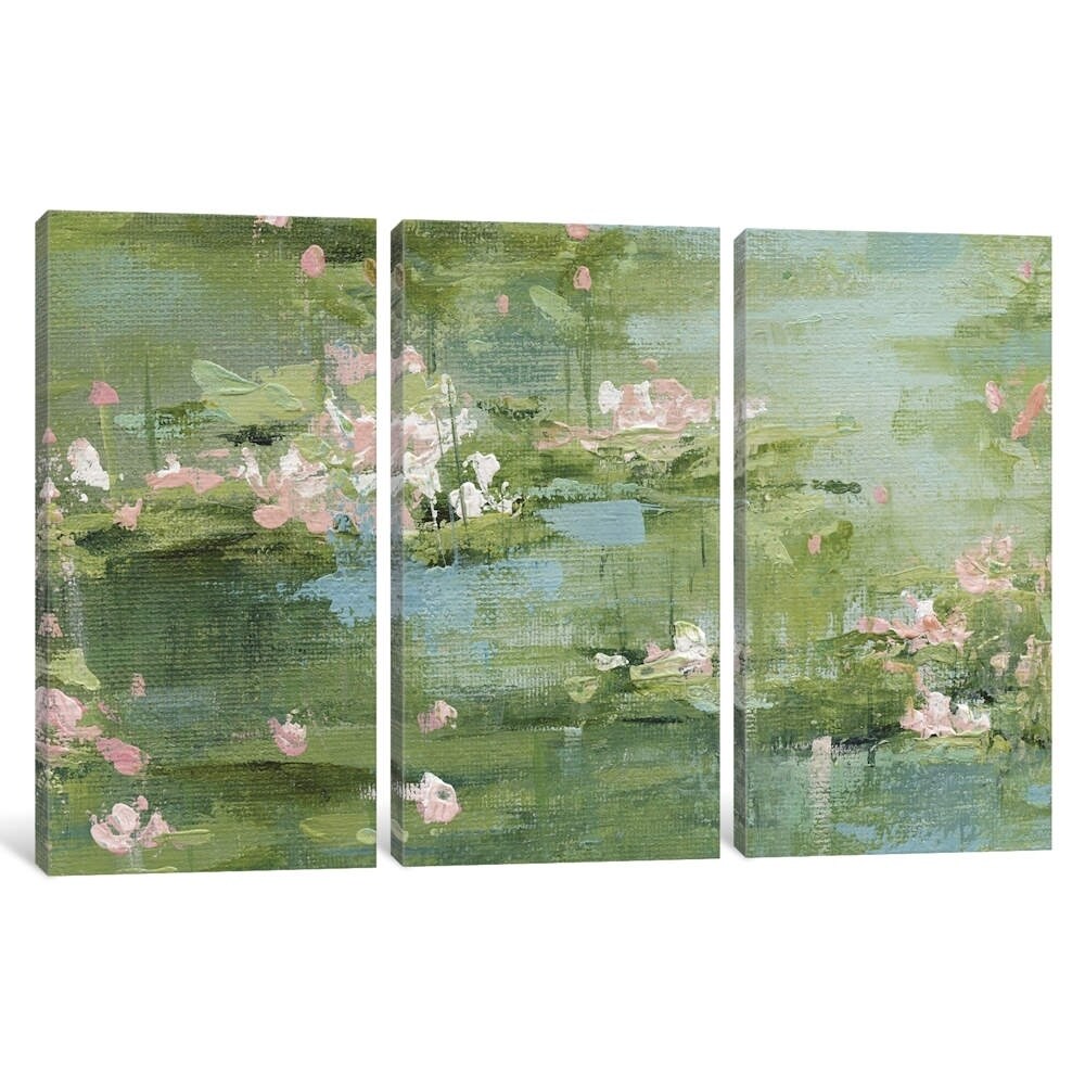 Icanvas Celadon Waterlillies I By Carol Robinson