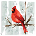 Icanvas Christmas Hinterland I Cardinal By Noonday Design