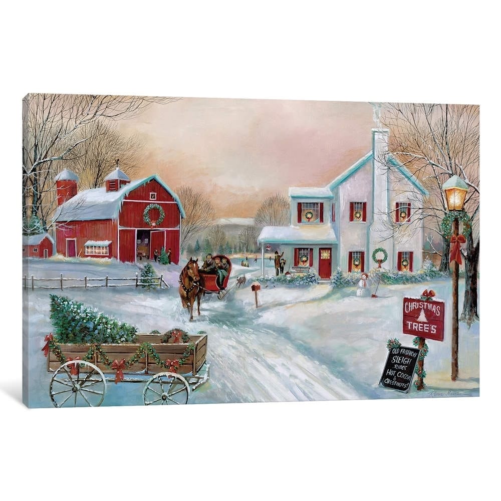 Icanvas Christmas Tree Farm By Ruane Manning