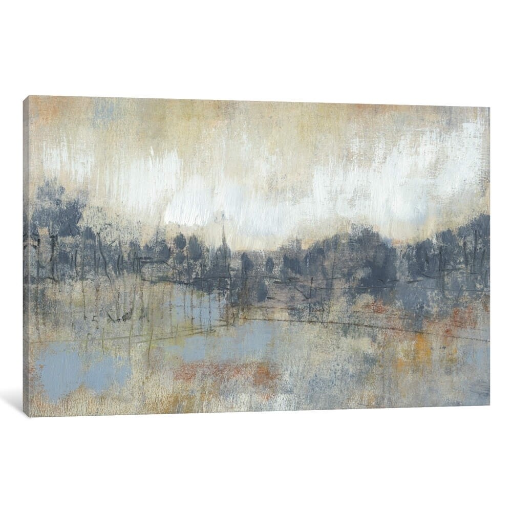 Icanvas Cool Grey Horizon I By Jennifer Goldberger