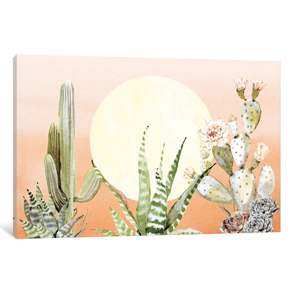 Icanvas Desert Days Succulents By Nature Magick Canvas Print