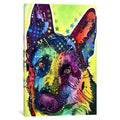 Icanvas German Shepherd By Dean Russo Canvas Print
