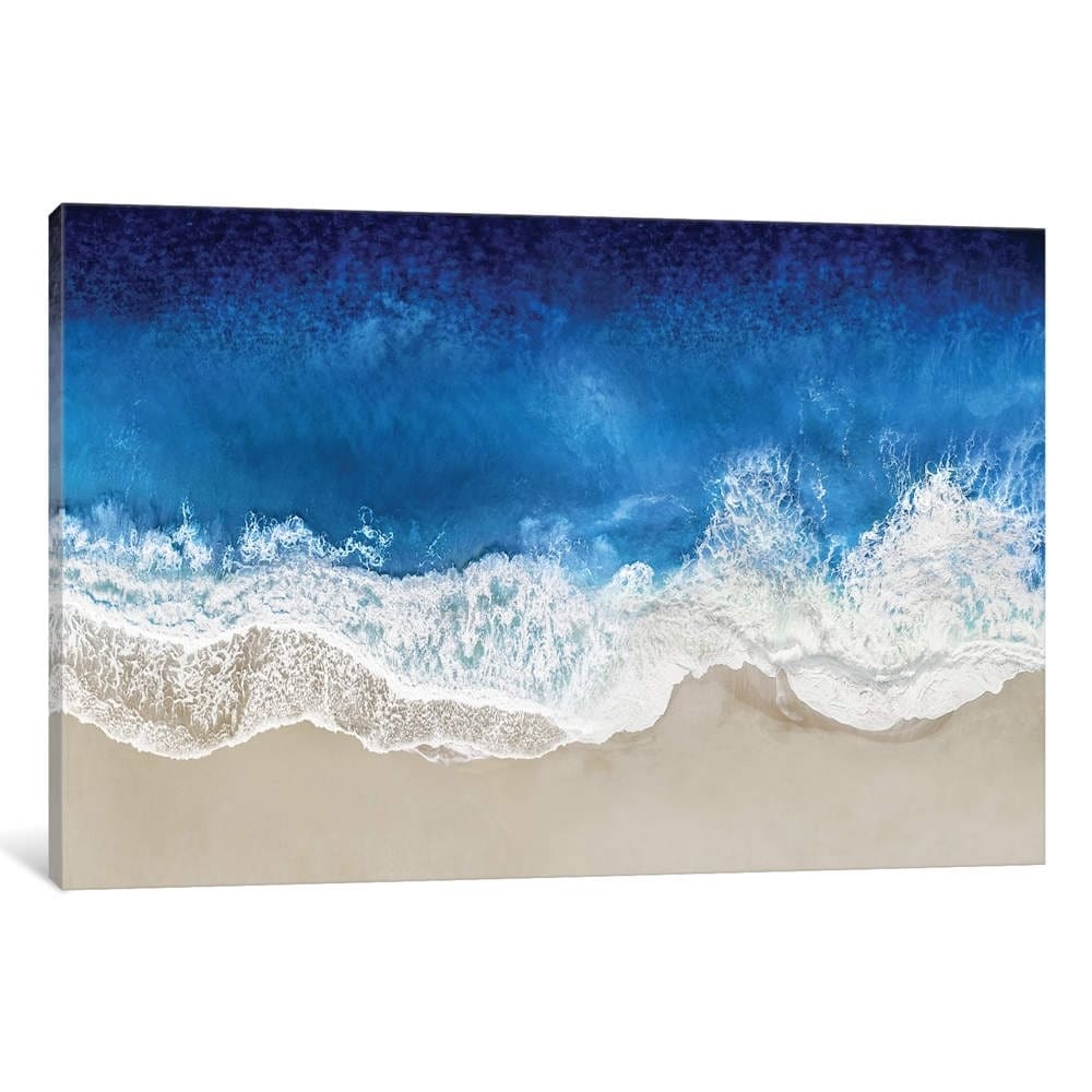 Icanvas Indigo Waves From Above I By Maggie Olsen