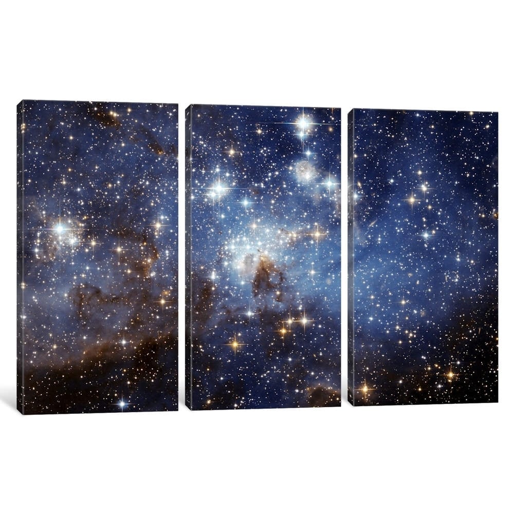 Icanvas Lh 95 Stellar Nursery Hubble Space Telescope By Nasa