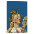 Icanvas Little Girl With Lipstick By Norman Rockwell Canvas Print