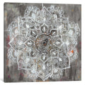 The Curated Nomad Mandala In Neutral Ii By Danhui Nai Canvas Print