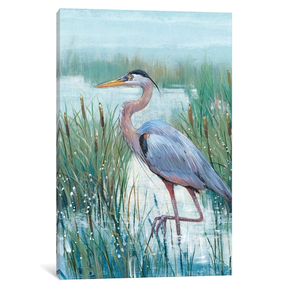 Icanvas Marsh Heron Ii By Tim Otoole
