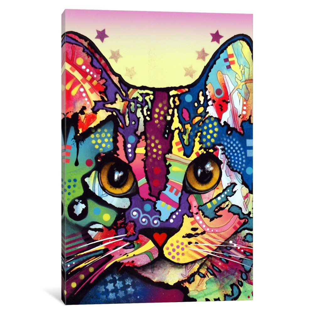 Icanvas Maya Cat By Dean Russo Canvas Print