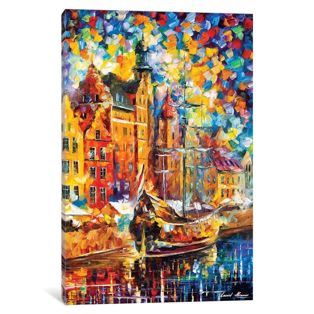 Icanvas Old Dock By Leonid Afremov