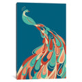 Icanvas Peacock By Jay Fleck Canvas Print