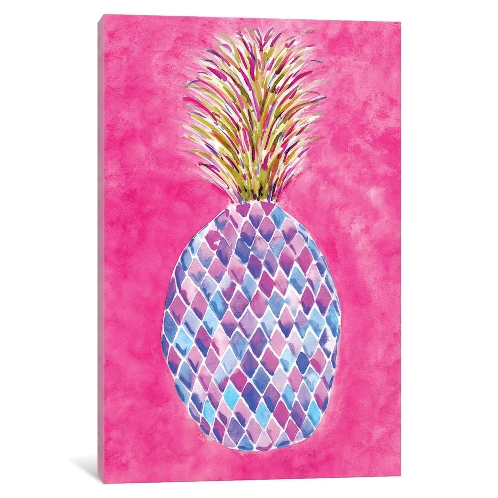 Icanvas Pineapple Pink By Sara Berrenson