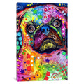 Icanvas Pug 92309 By Dean Russo Canvas Print