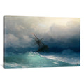 Icanvas Ship On A Stormy Seas By Ivan Aivazovsky Canvas Print