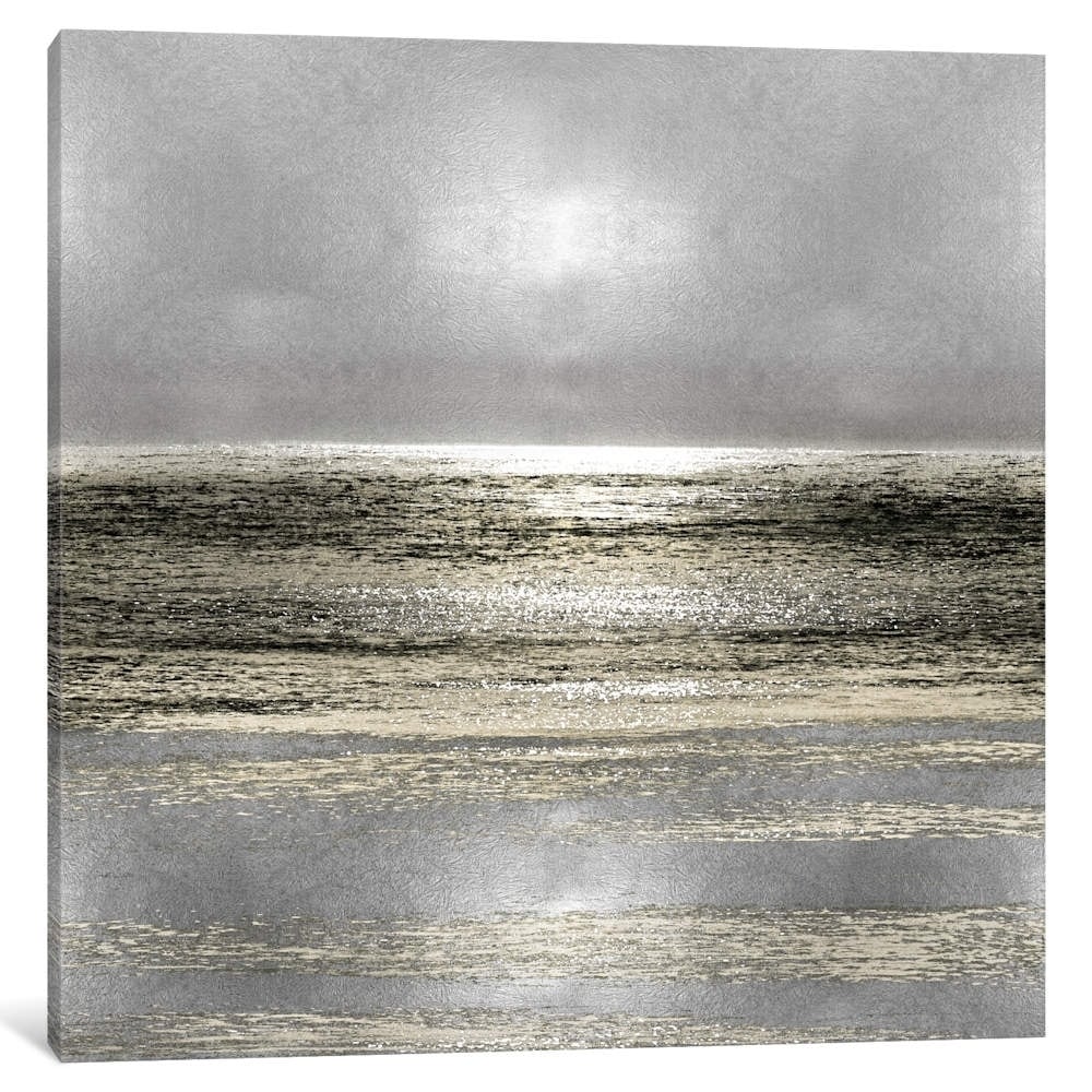 Icanvas Silver Seascape I By Michelle Matthews