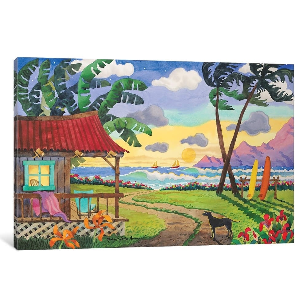 Icanvas Sunset In Paradise By Robin Wethe Altman