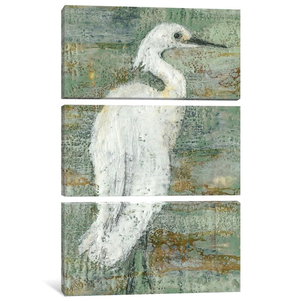 Icanvas Textured Heron Ii By Jennifer Goldberger