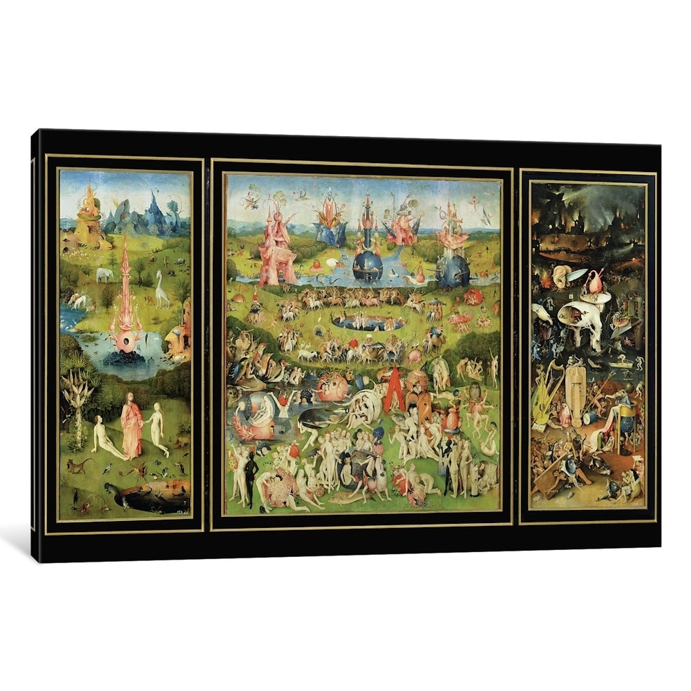 Icanvas The Garden Of Earthly Delights C.1500 By Hieronymus Bosch