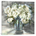 Icanvas White And Taupe Hydrangeas Sill Life By Tre Sorelle Studios