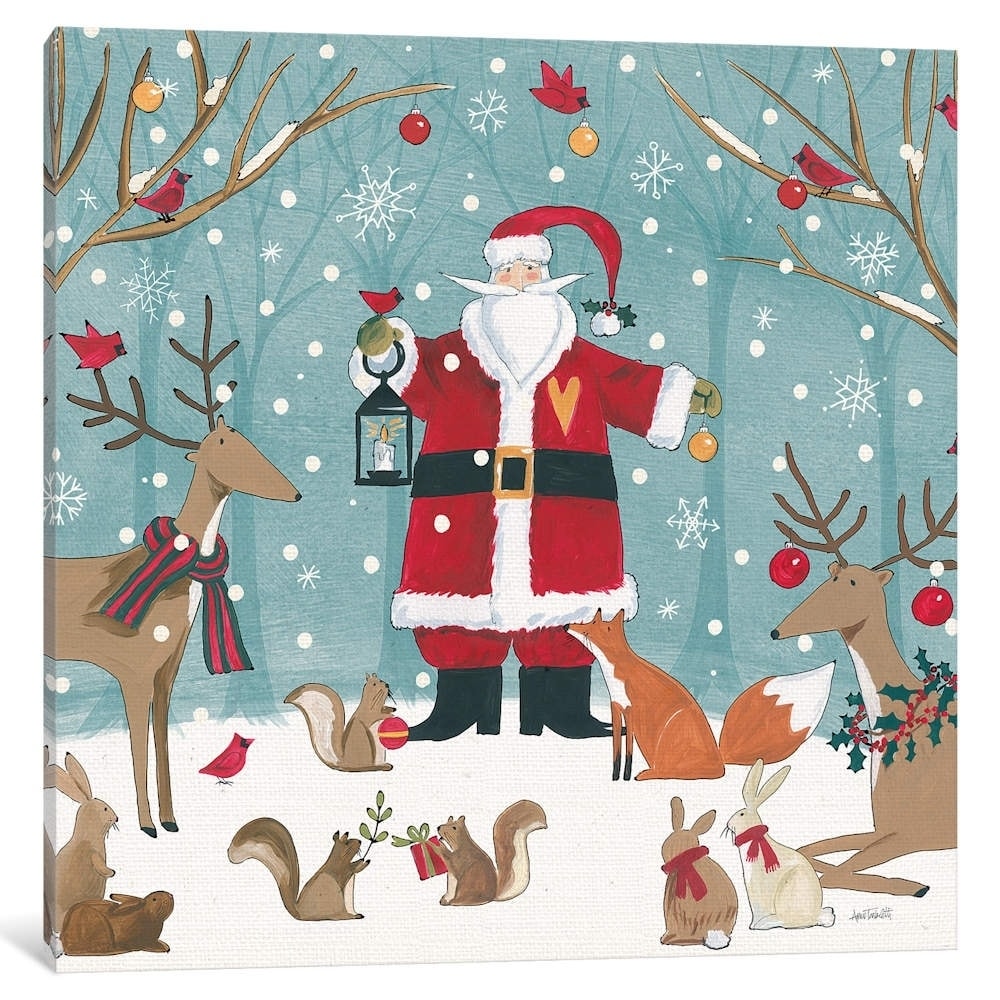 Icanvas Woodland Christmas Vi By Anne Tavoletti