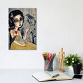 Icanvas 7 Ravens Glass Cinder Thorns Ii By Sandi Calistro Gallery Wrapped Canvas Print