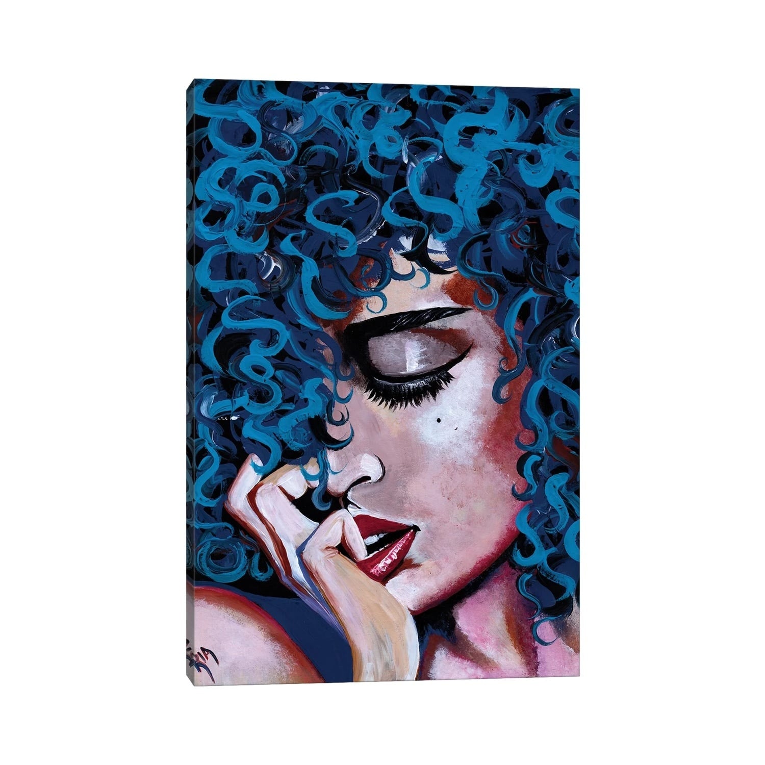 Icanvas A Happy Woman Is A Satisfied Woman By Artist Ria