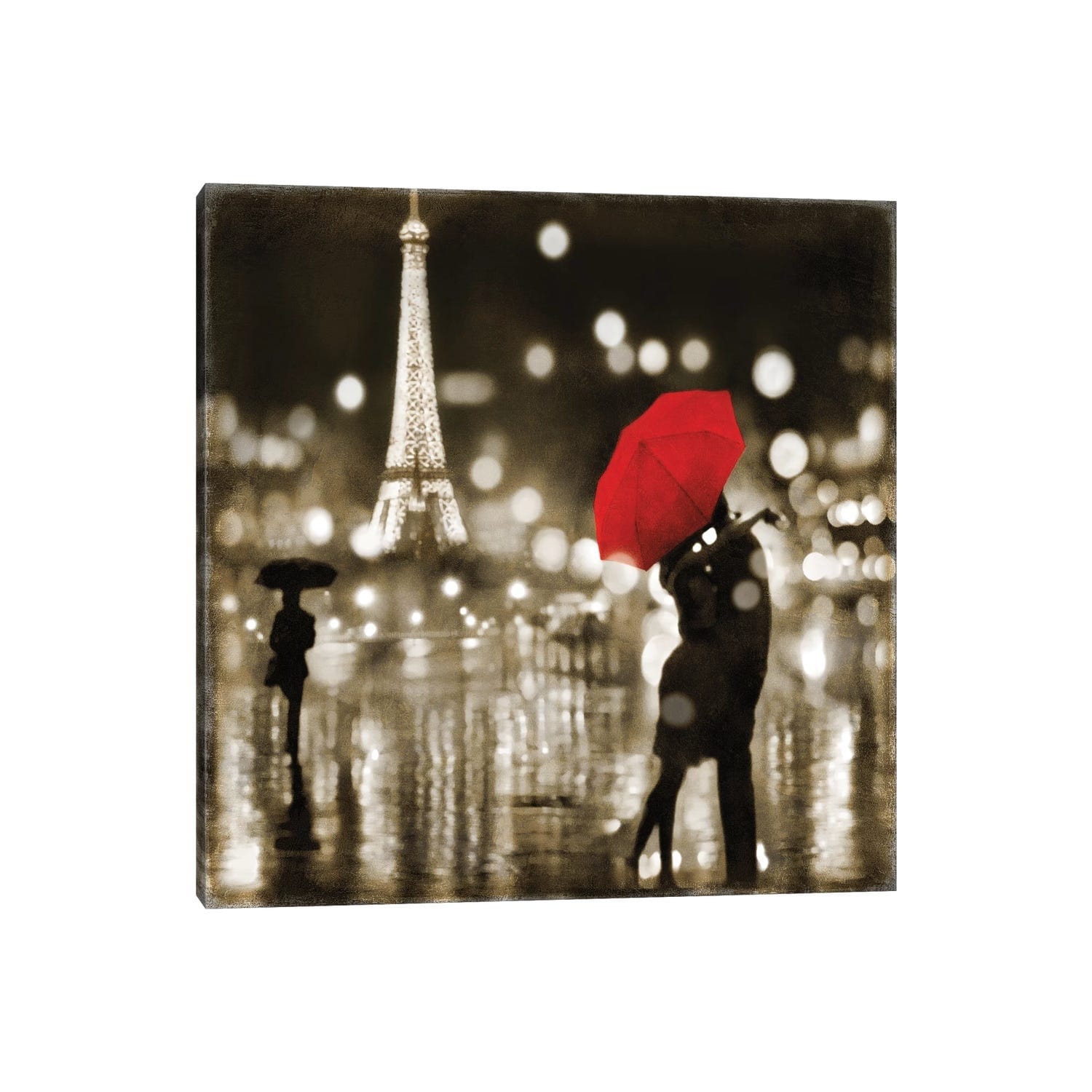 Icanvas A Paris Kiss By Kate Carrigan Canvas Print
