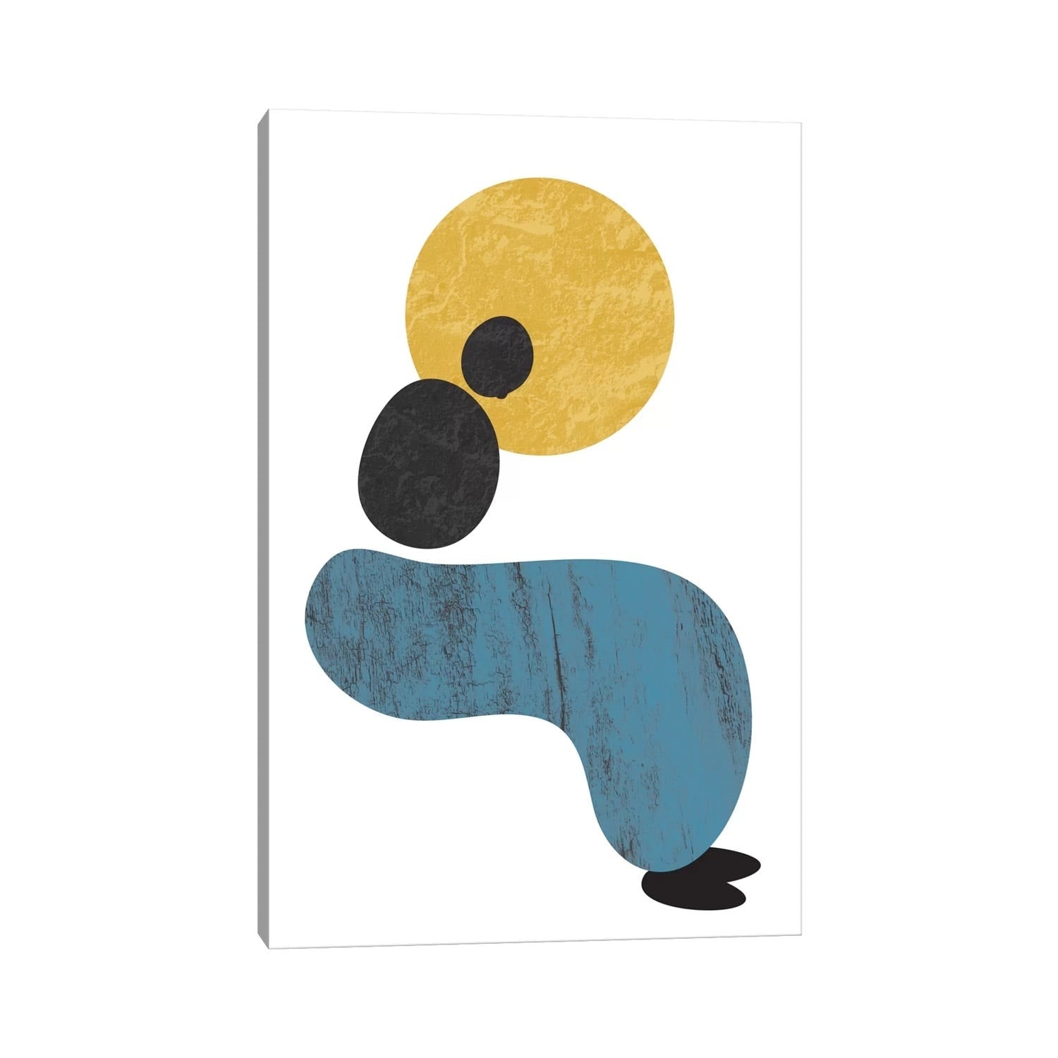 Icanvas Abstract Lady By Flatowl Canvas Print