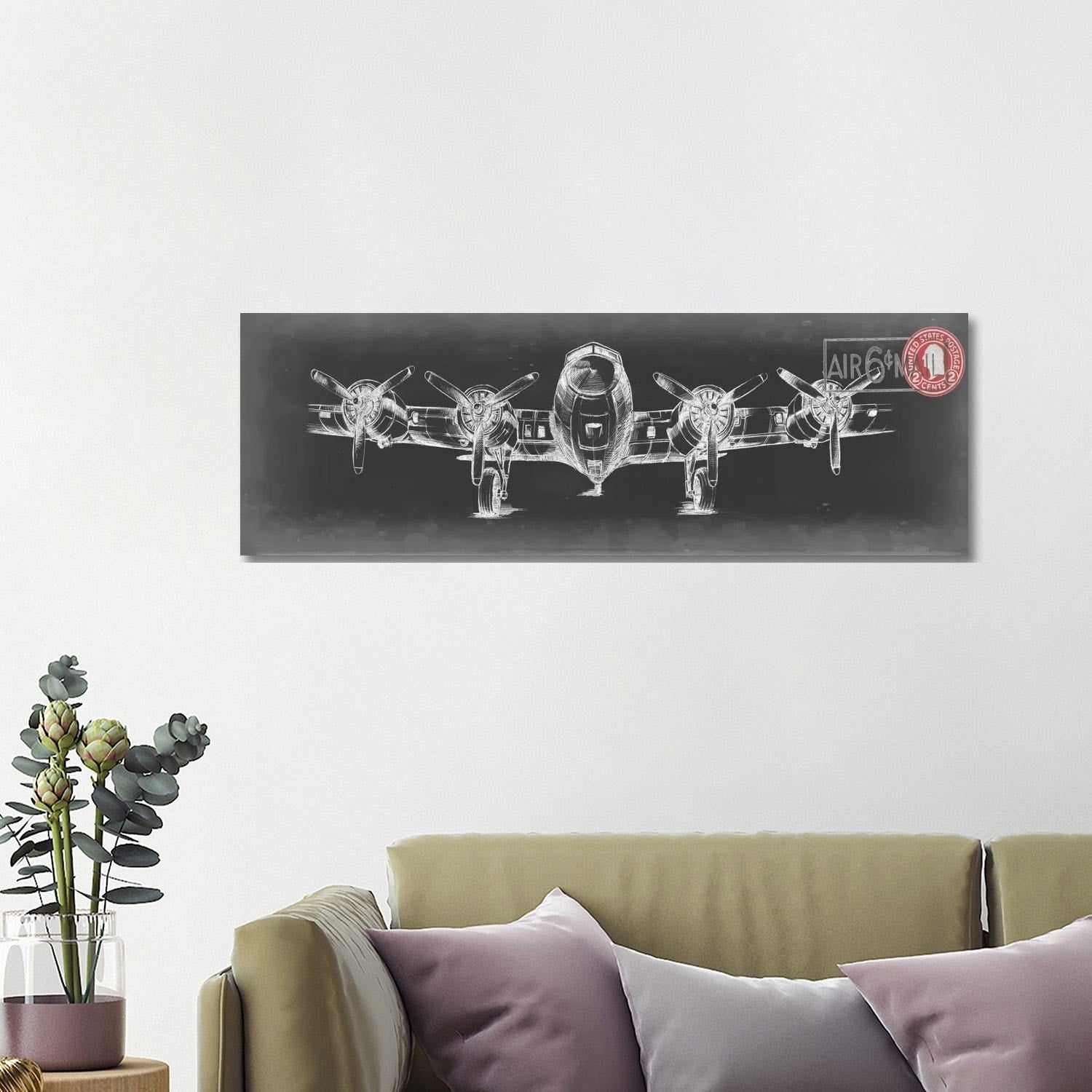 Icanvas Aeronautic Collection Vi By Ethan Harper Canvas Print
