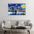Icanvas Austin Texas Starry Night Skyline By Icanvas Canvas Print
