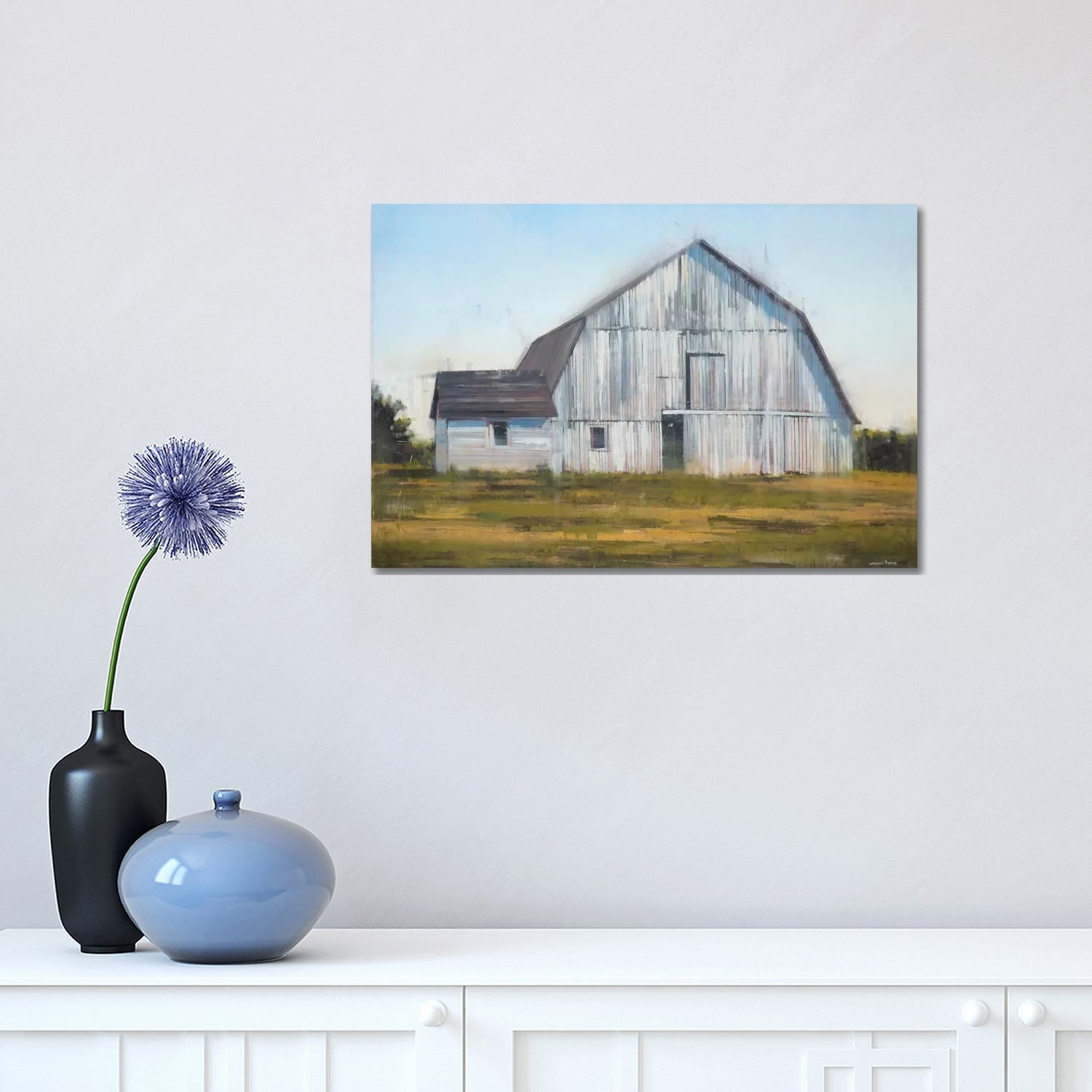 Icanvas Barn Ii By Joseph Cates Gallery Wrapped Canvas Print